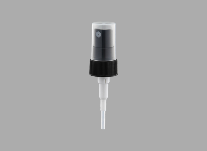 KR-2013 Factory wholesales plastic ultra fine mist sprayer for cosmetic bottle black