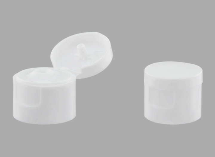 KR-5014 Hot sale smooth 20/415 plastic bottle flip top cap for cosmetic bottles 