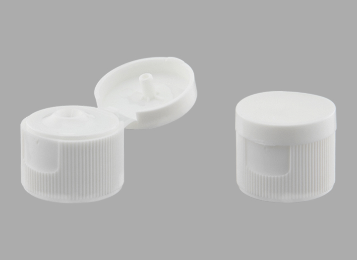 KR-5013 Ribbed plastic flip cap hot sale factory price flip-top bottle cap