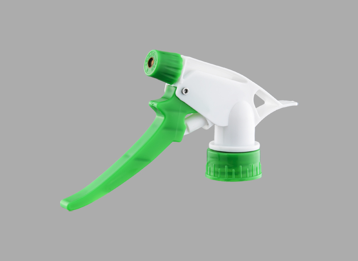 KR-1301 Wholesale unique solid reputation plastic ribbed closure hand color trigger sprayer 
