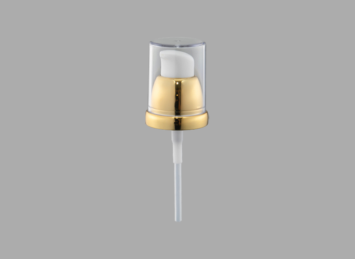 KR-3105 Treatment pump 22/400 Gold Silver Aluminum Lotion Bottle Pumps 0.5cc