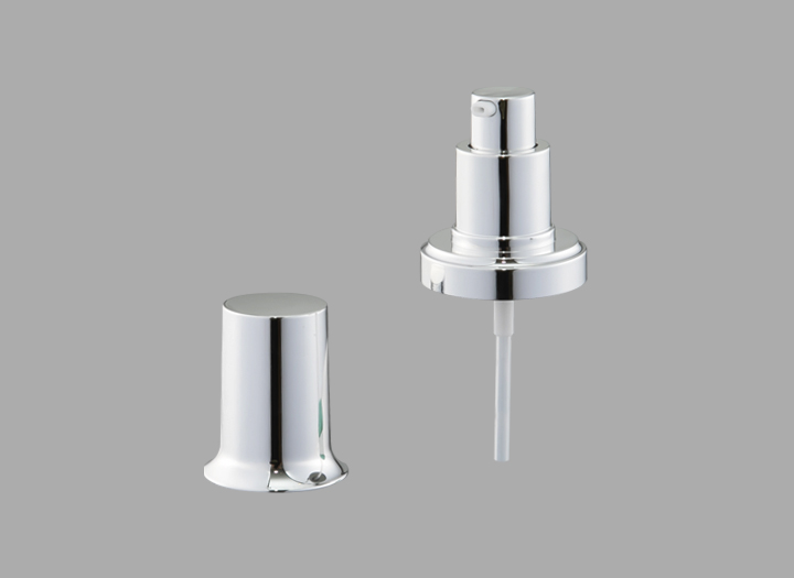 KR-3106 22/410 White Plastic Lotion Cosmetic Treatment Pumps Left - Right Lock