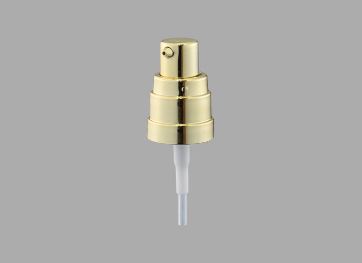 KR-3107 24/410 White Gold Aluminum Cosmetic Treatment Pumps 0.5cc For Cream