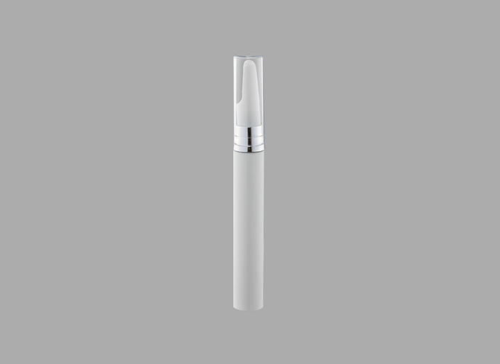 KR-3111 Airless Small Plastic Pump Bottles No Metal Contact Cylinder Shape Empty Cream Bottle