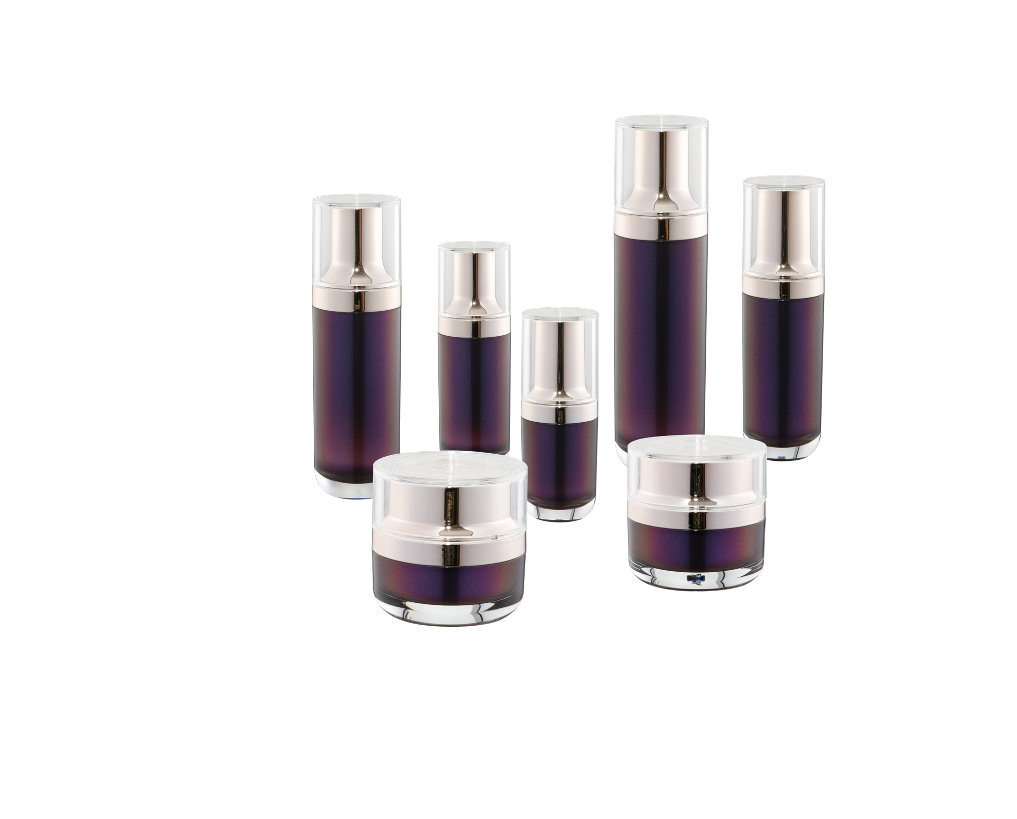 KR-4010 Acrylic cosmetic packaging Hot sell acrylic bottle and jar factory 